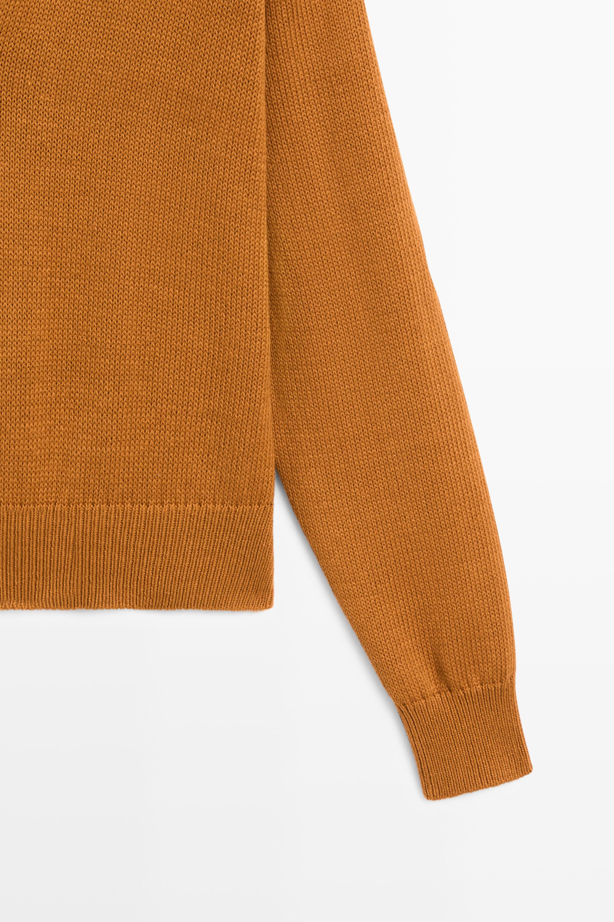 Pull en maille 100 % coton à col V - STUDIO